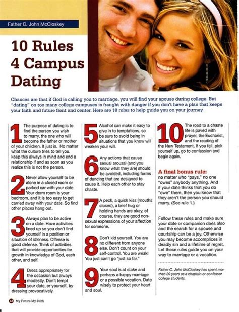 evangelical dating rules